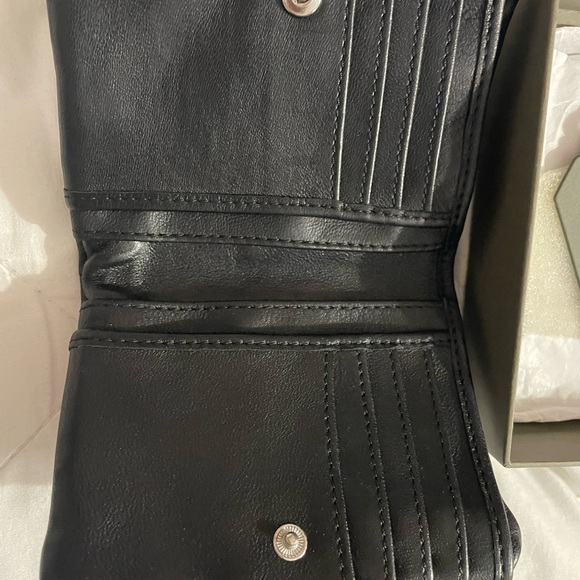 All Saints Black Leather Wallet - Picture 2 of 9